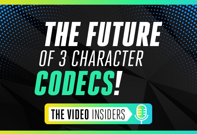 The future of 3 character codecs The Video Insiders podcast with Mark Donnigan and Dror Gill