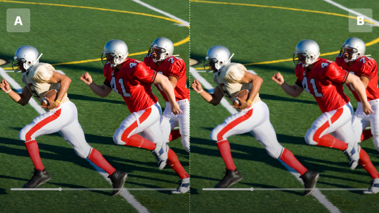 Illustration of VISTA side-by-side comparison